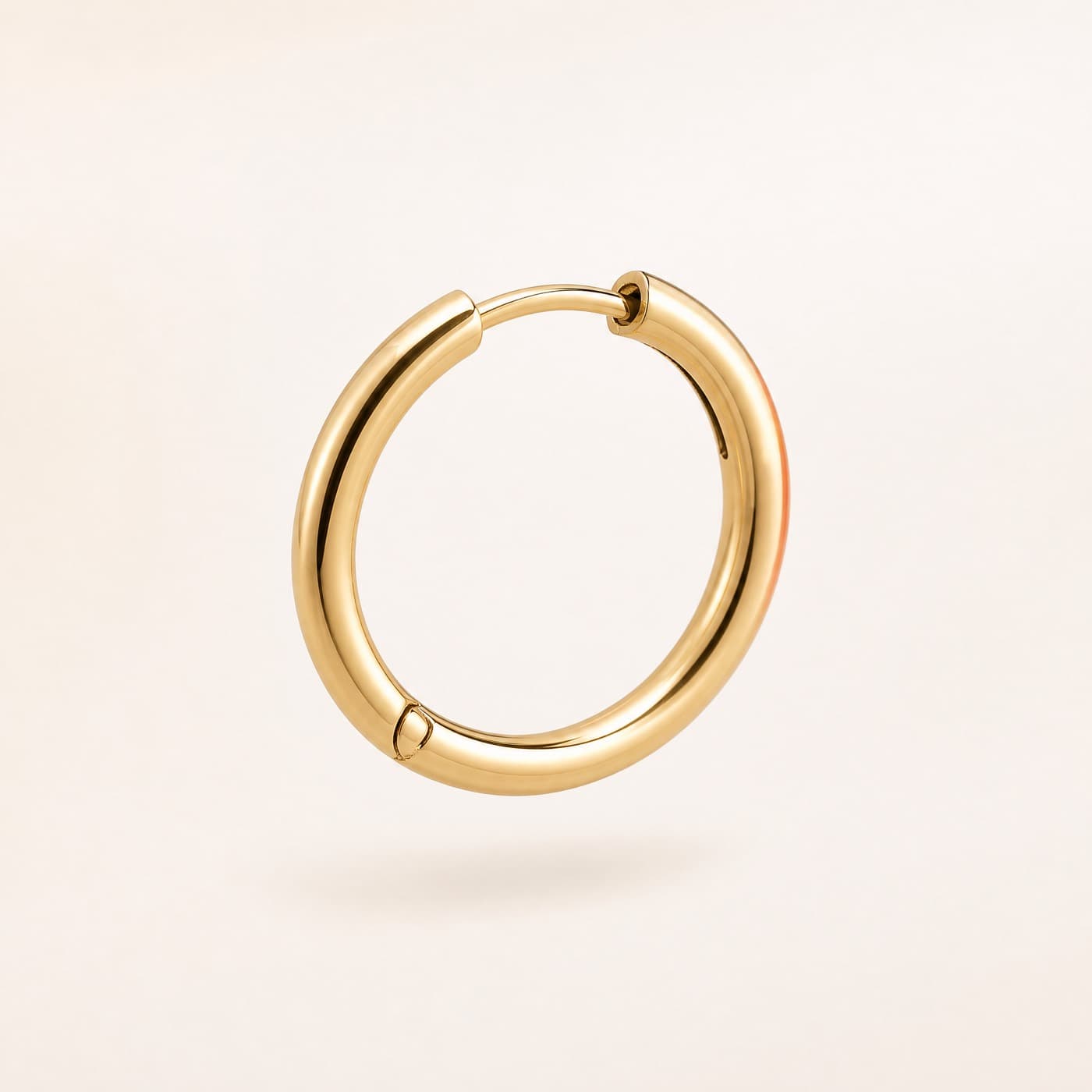 9ct Gold Hoop 12 mm, shown as a single piece
