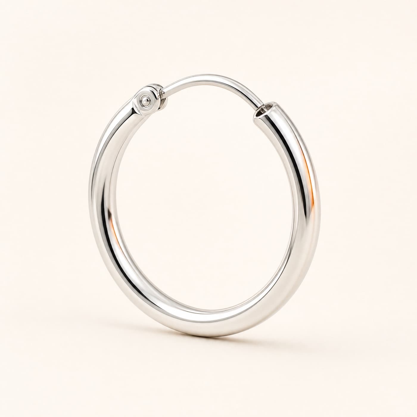925 Silver Hoop 30 mm, shown as a single piece