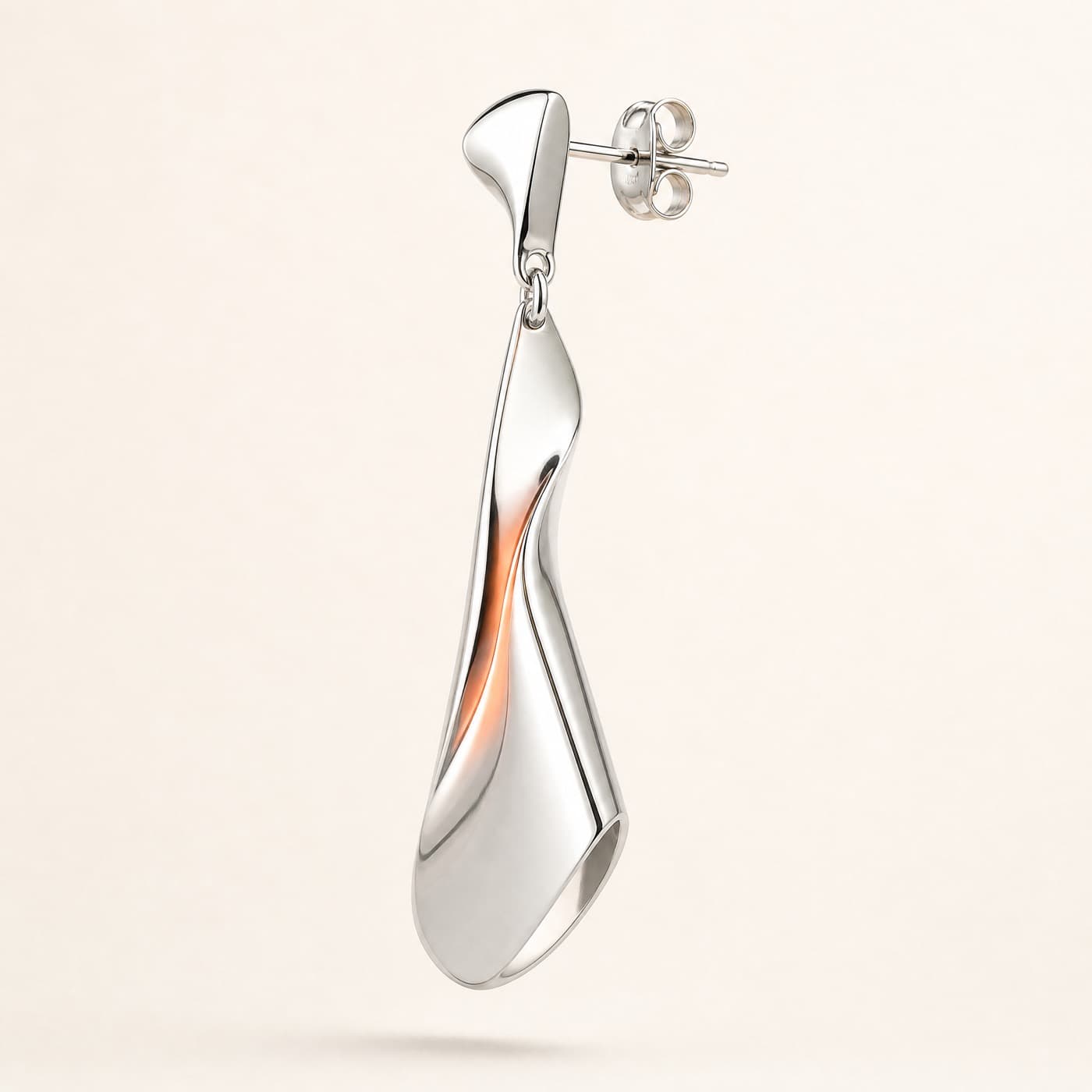 925 Silver Statement Drop 50 mm, shown as a single piece